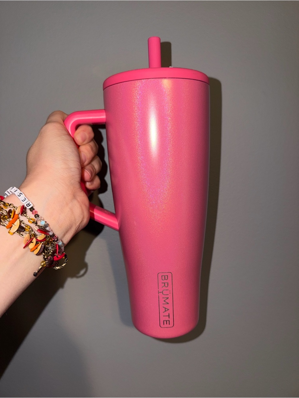 Pink BrüMate 40oz